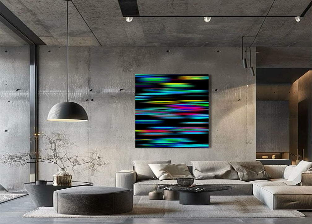 Une œuvre de Cerj Lalonde installée dans un intérieur de direction