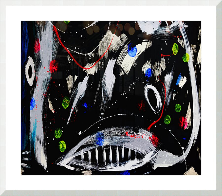 SELF WORK - 7.1 - framed print