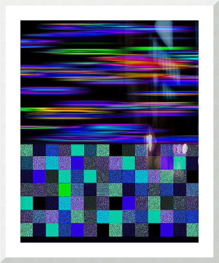 REINFORCEMENT LEARNING EFFECT - 7.2 - framed print
