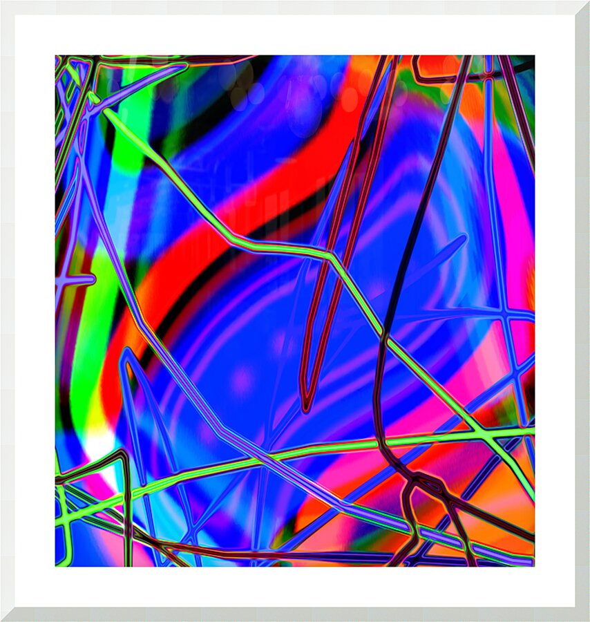 SUSTAINABLE COMPOSITION - 2411 - framed print
