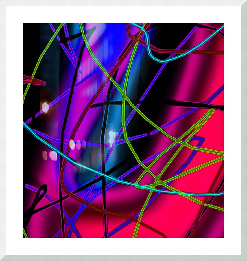 SUSTAINABLE COMPOSITION - 2322 - framed print