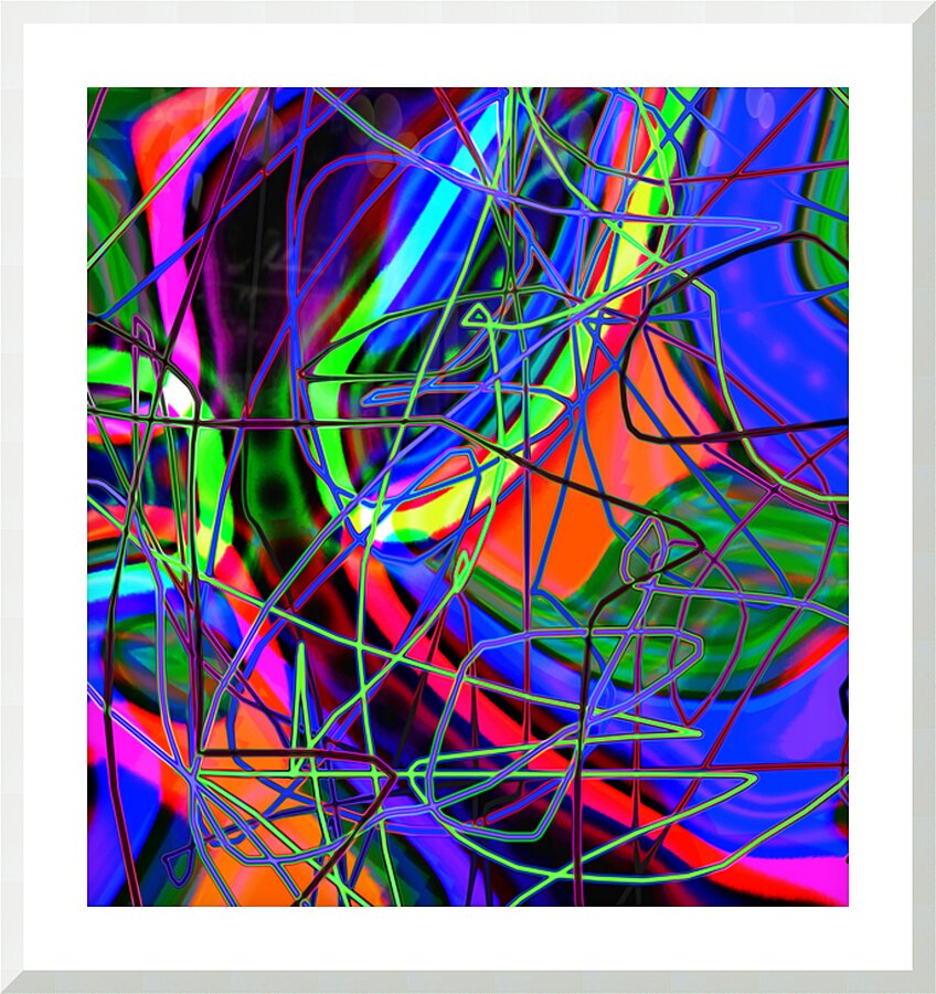 SUSTAINABLE COMPOSITION - 2873 - framed print