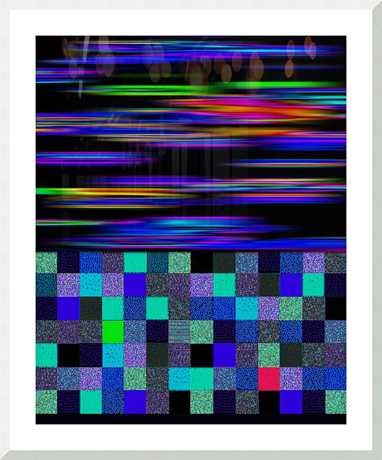 REINFORCEMENT LEARNING EFFECT - 7.4 - framed print