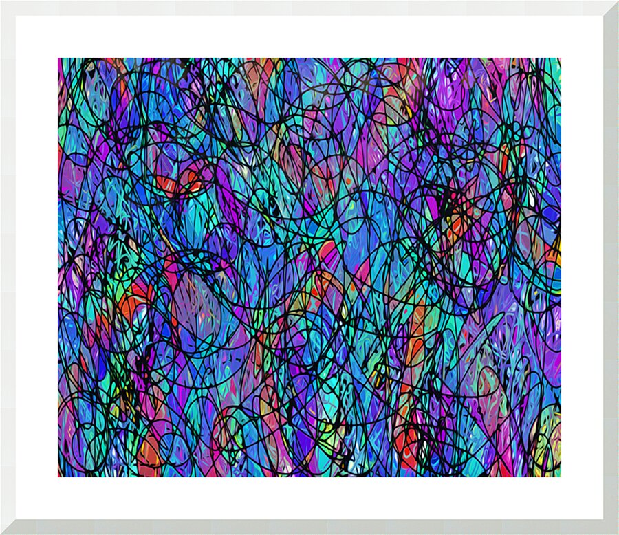 COMPOSITION - A1-4 - framed print