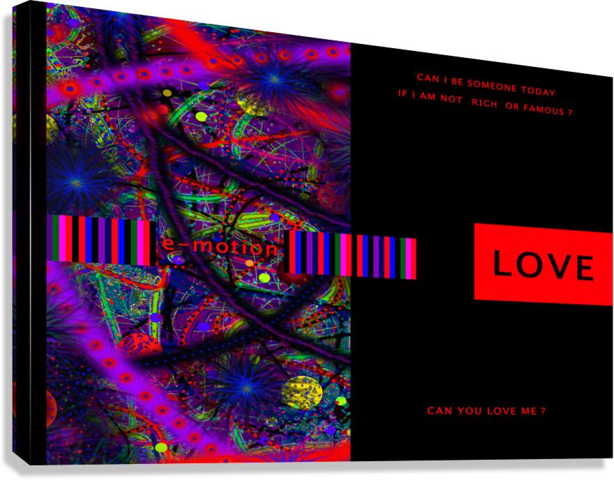 CAN YOU LOVE ME - 1.3 - canvas print