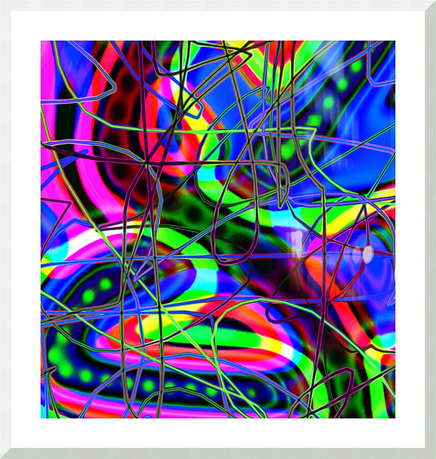 SUSTAINABLE COMPOSITION - 2331 - framed print