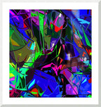 ISOMORPHIC MEMORY PATTERN - 1.4 - framed print