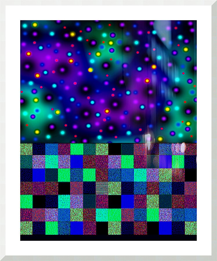 REINFORCEMENT LEARNING EFFECT - 7.7 - framed print