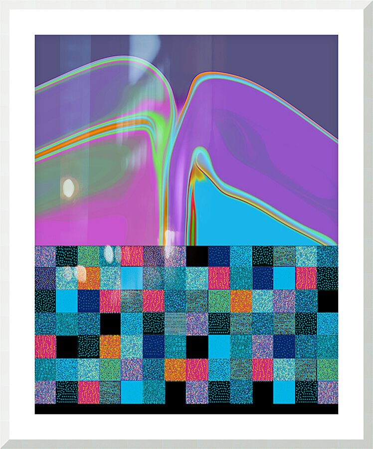 REINFORCEMENT LEARNING EFFECT - 7.1 - framed print