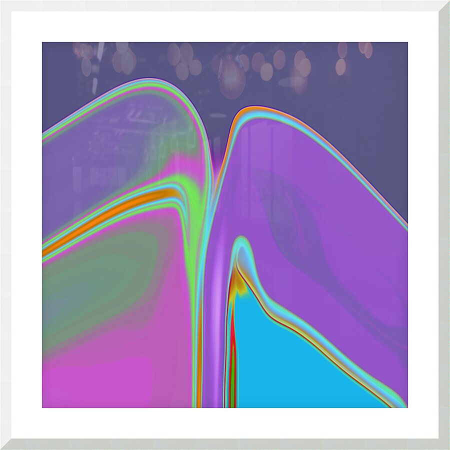EMERGENT ORGANIC FIELD - 1.0 - framed print