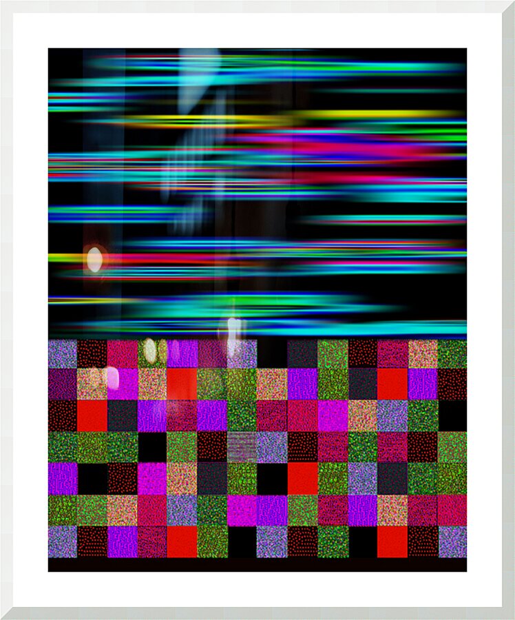 REINFORCEMENT LEARNING EFFECT - 7.0 - framed print