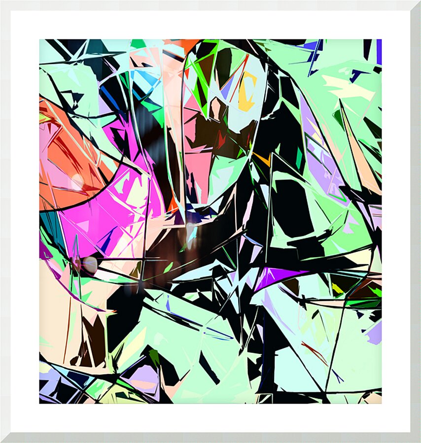 ISOMORPHIC MEMORY PATTERN - 1.1 - framed print
