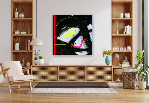 BIRTH OF A DRAGON - 9.7 - présenté dans un salon contemporain