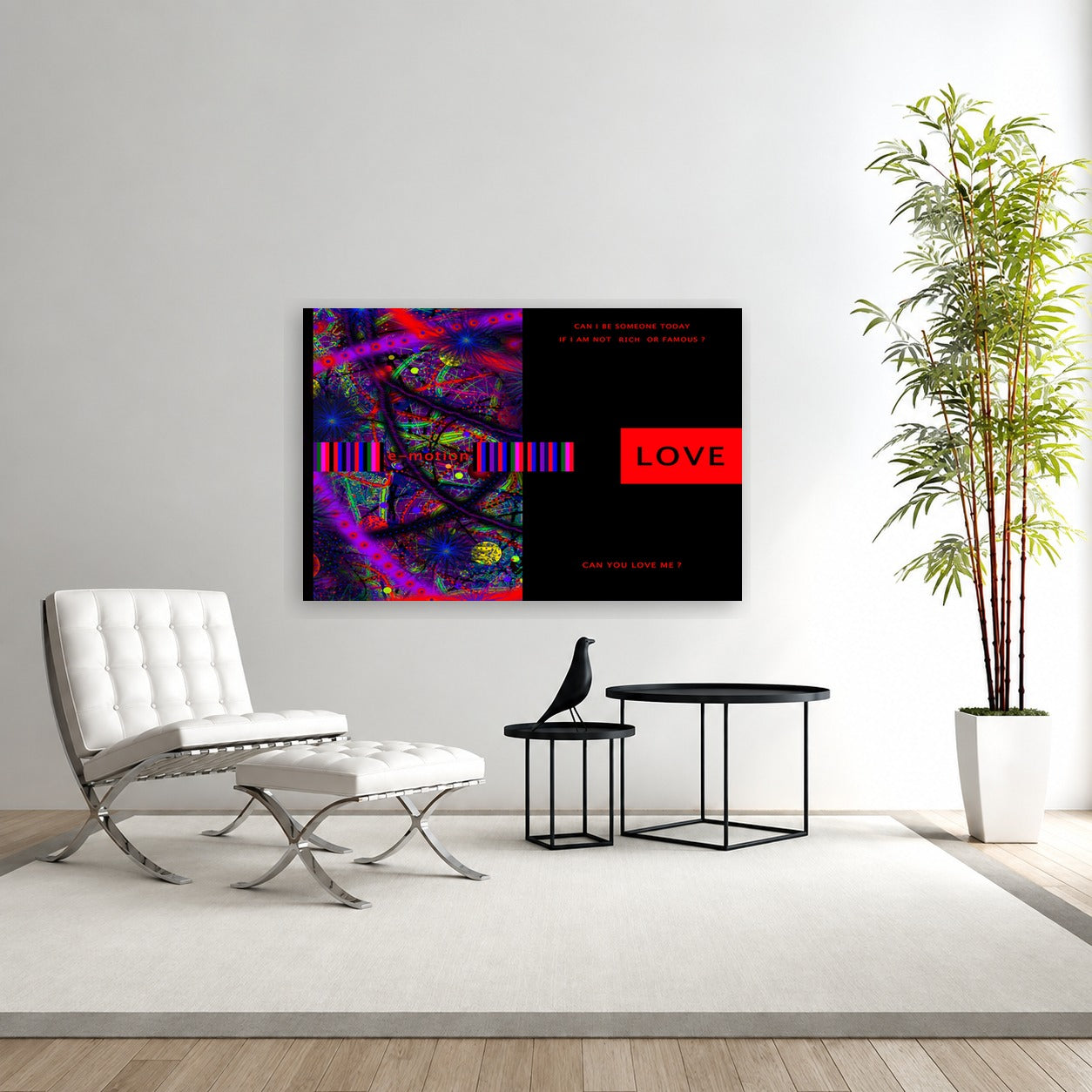CAN YOU LOVE ME - 1.3 - acrylic print