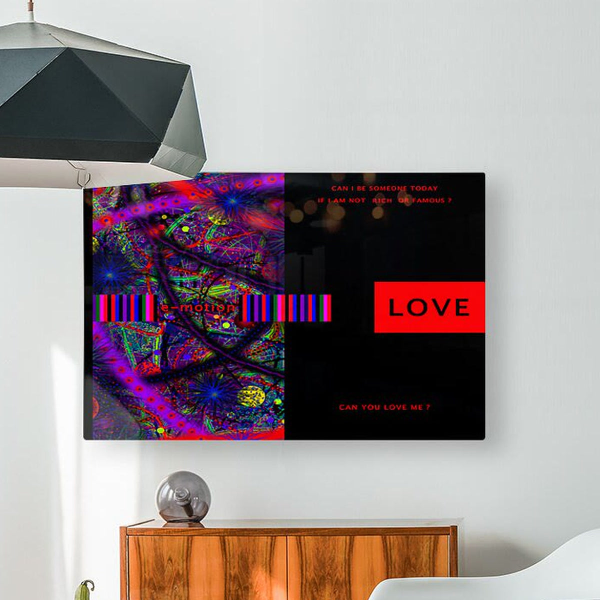 CAN YOU LOVE ME - 1.3 — HD Metal print, front