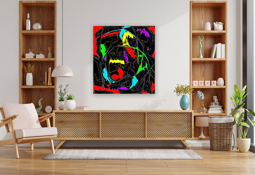 COMPOSITION - 8.9 - shown in a modern living room