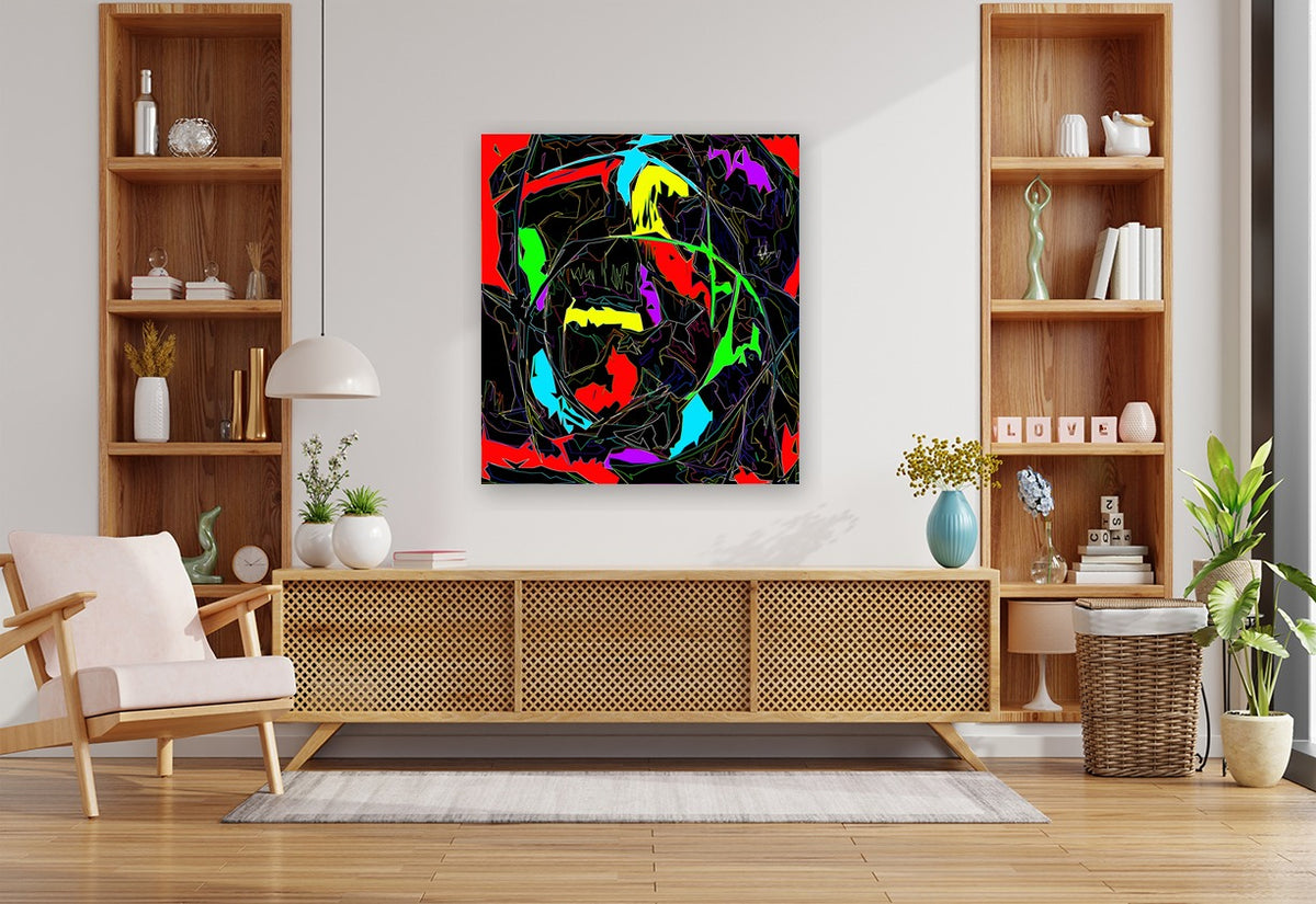 COMPOSITION - 8.9 - shown in a modern living room