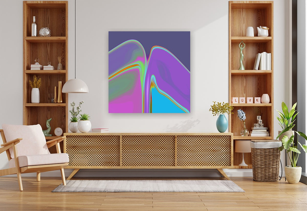 EMERGENT ORGANIC FIELD - 1.0 - shown in a modern living room
