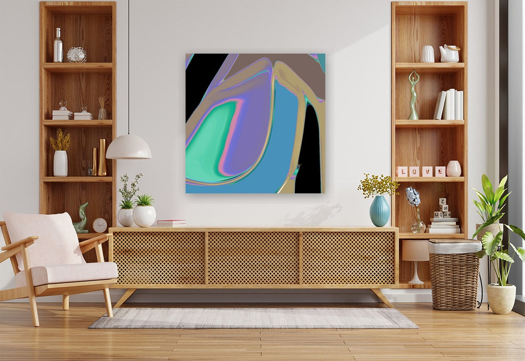 EMERGENT ORGANIC FIELD - 2.1 - shown in a modern living room