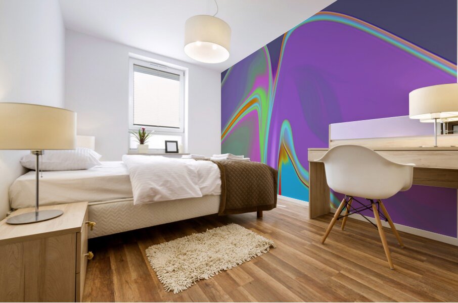 EMERGENT ORGANIC FIELD - 1.0 — mural room view