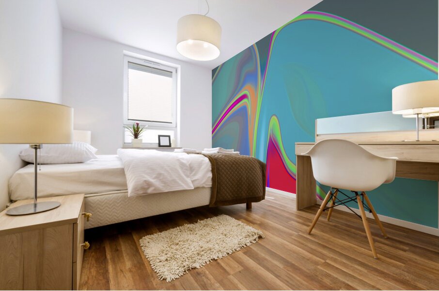 EMERGENT ORGANIC FEEL - 1.1 — mural room view