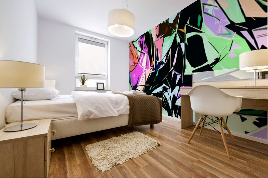 ISOMORPHIC MEMORY PATTERN - 1.1 — mural room view