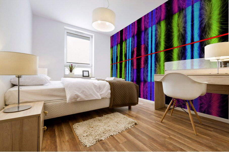 RECURSIVE DREAM ARCHITECTURE - 1.1 — mural room view