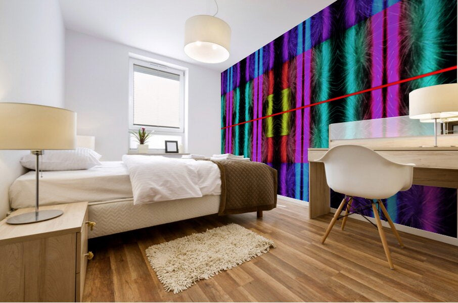 RECURSIVE DREAM ARCHITECTURE - 1.2 — mural room view