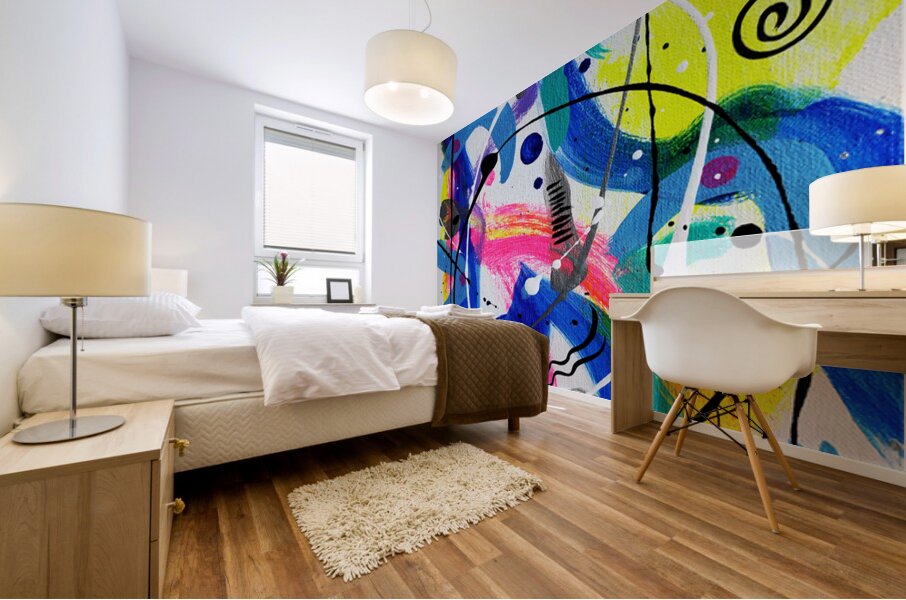 PURSUIT OF HAPPINESS - F.1 — mural room view