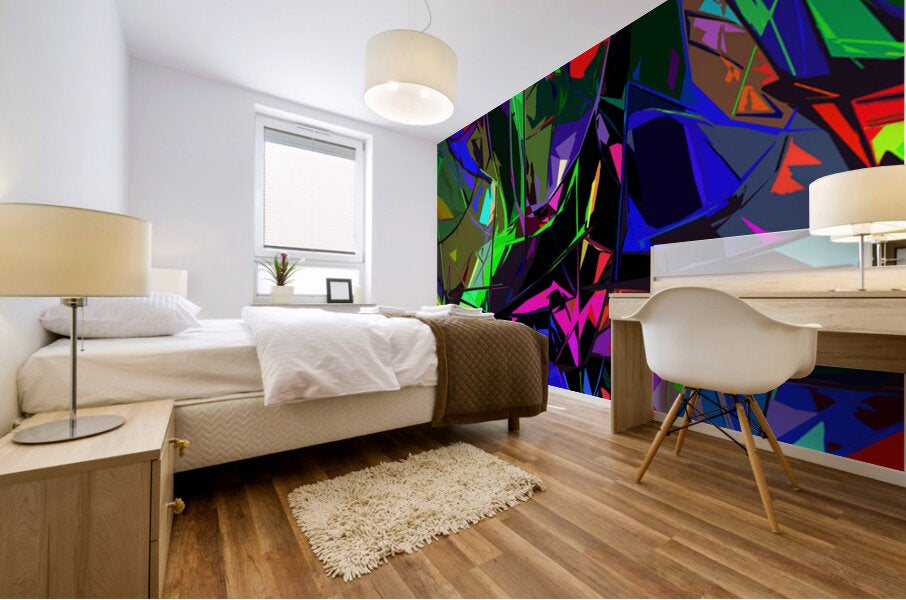 ISOMORPHIC MEMORY PATTERN - 1.4 — mural room view