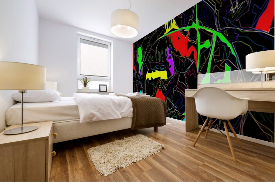 COMPOSITION - 8.9 — mural room view