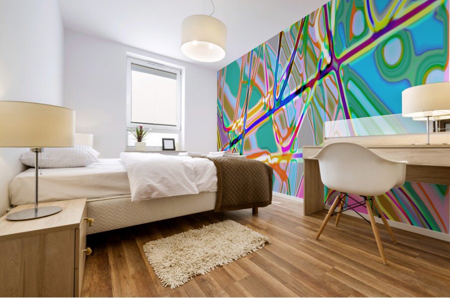 FIELD - 1C — mural room view