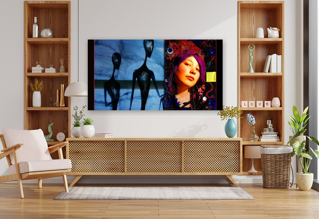 PORTRAIT - 7.3 - shown in a modern living room