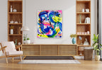 PURSUIT OF HAPPINESS - F.1 - shown in a modern living room