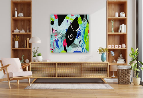 PURSUIT OF HAPPINESS - F.5 - shown in a modern living room