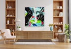 PURSUIT OF HAPPINESS - F.6 - shown in a modern living room