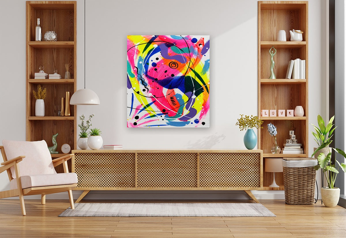 PURSUIT OF HAPPINESS - FR.8 - shown in a modern living room