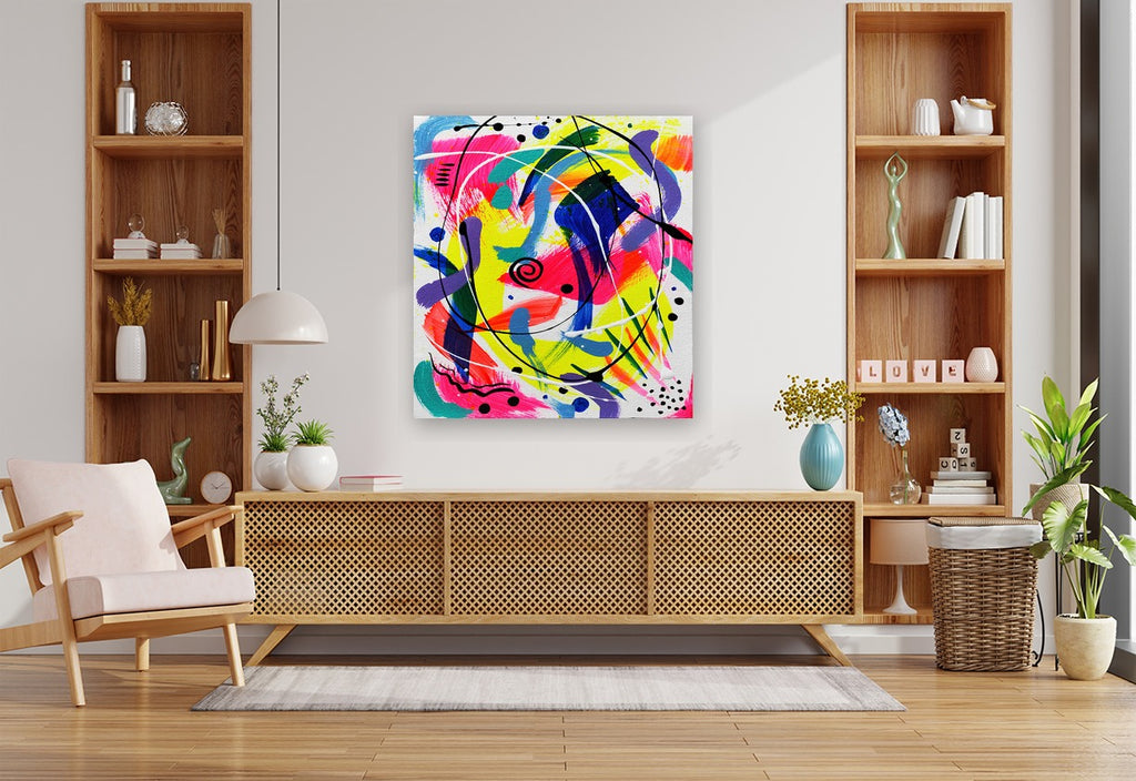 PURSUIT OF HAPPINESS - R.3 - shown in a modern living room