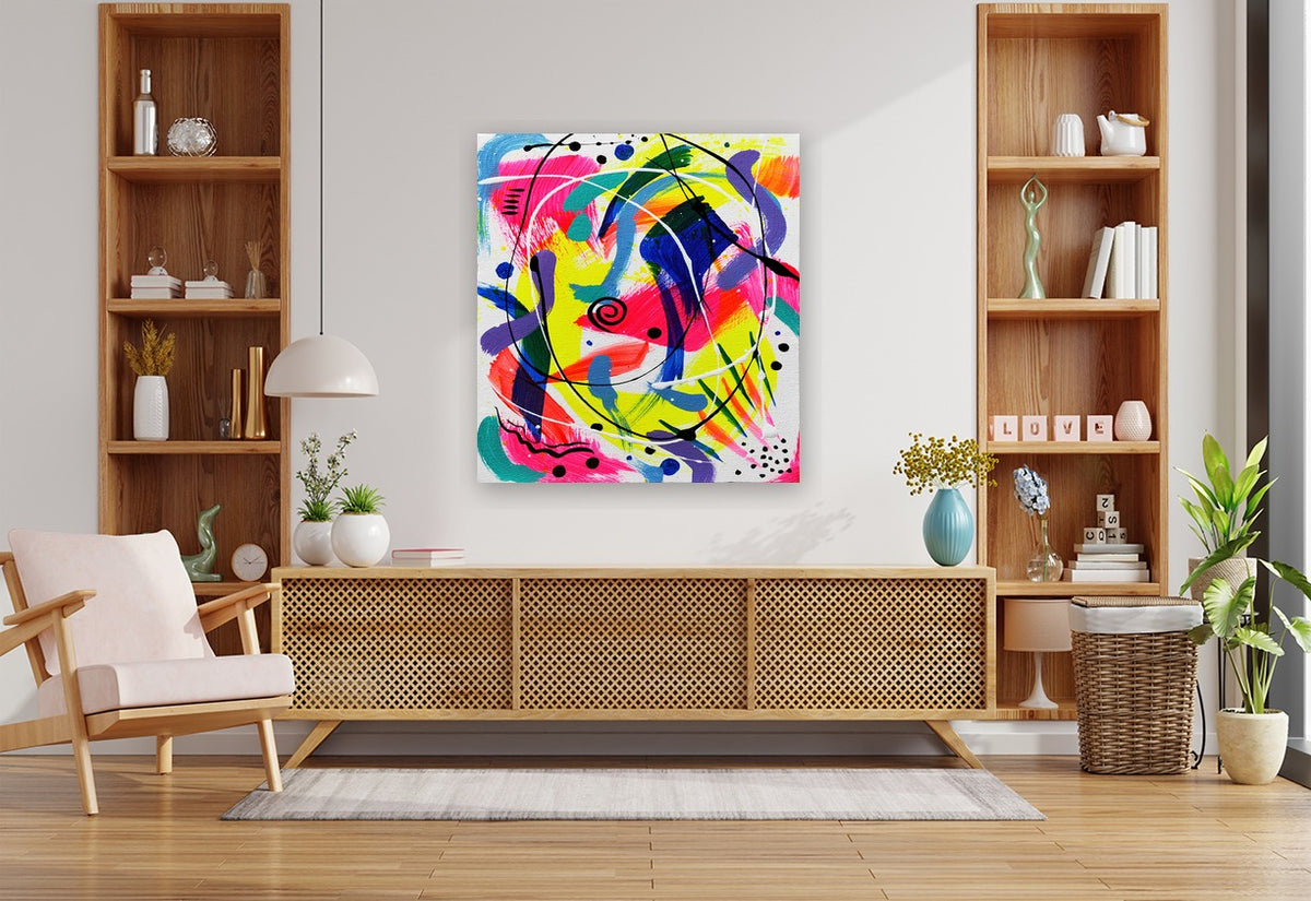 PURSUIT OF HAPPINESS - R.3 - shown in a modern living room
