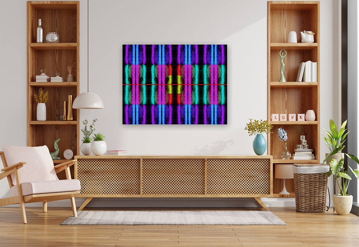 RECURSIVE DREAM ARCHITECTURE - 1.2 - shown in a modern living room