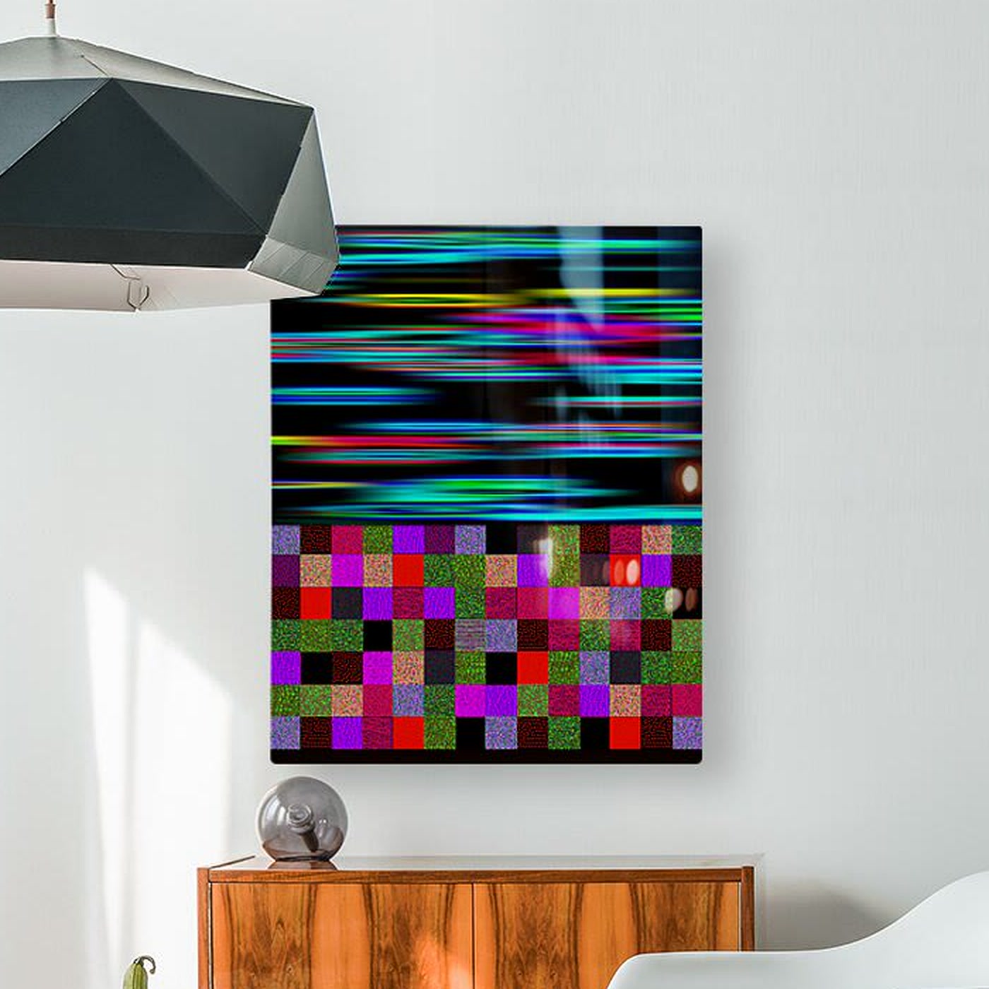 REINFORCEMENT LEARNING EFFECT - 7.0 - HD metal print
