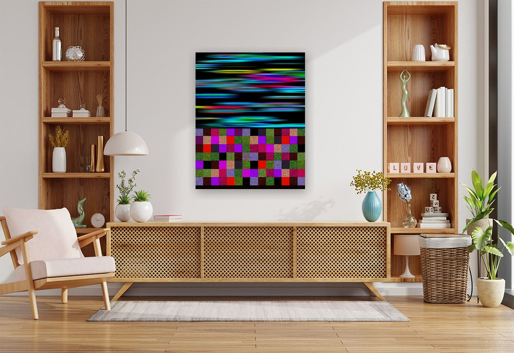 REINFORCEMENT LEARNING EFFECT - 7.0 - shown in a modern living room