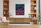 REINFORCEMENT LEARNING EFFECT - 7.0 - shown in a modern living room