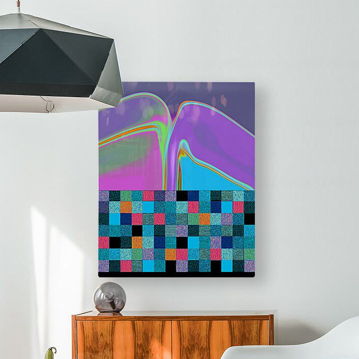 REINFORCEMENT LEARNING EFFECT - 7.1 - HD metal print