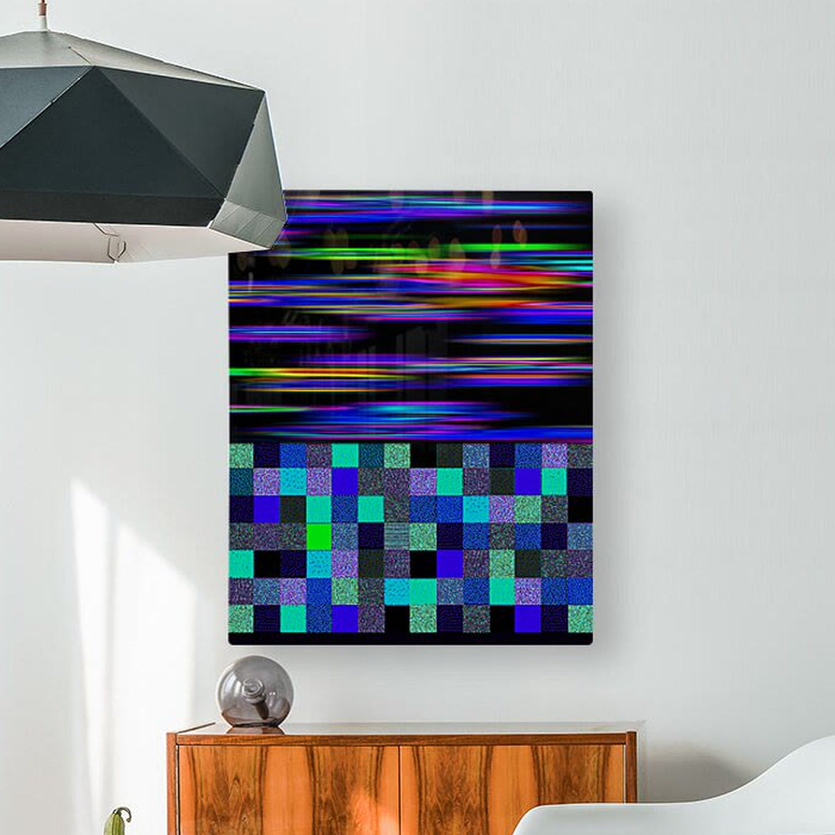 REINFORCEMENT LEARNING EFFECT - 7.2 — HD Metal print, front