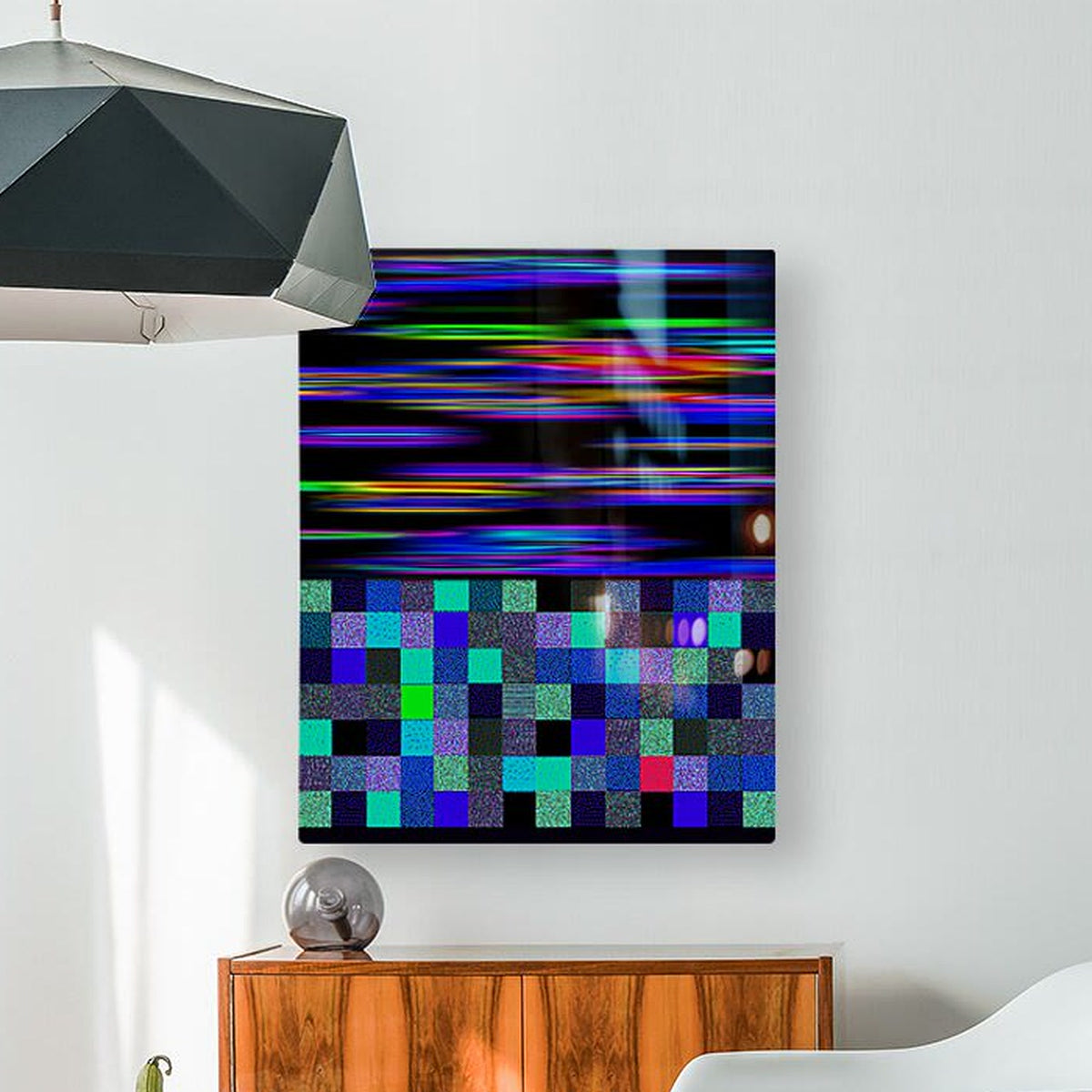 REINFORCEMENT LEARNING EFFECT - 7.4 - HD metal print
