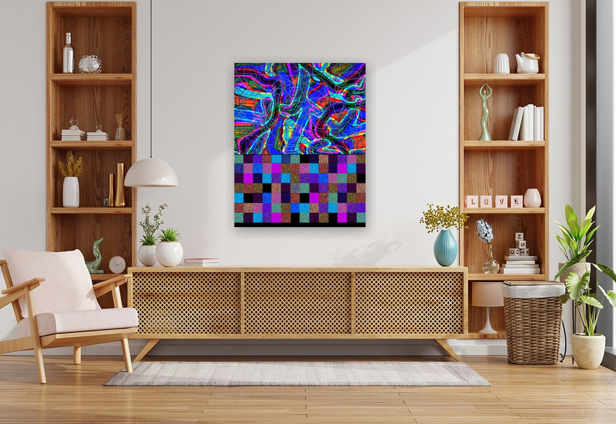 REINFORCEMENT LEARNING EFFECT - 7.5 - shown in a modern living room