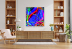 SUSTAINABLE COMPOSITION - 2411 - shown in a modern living room