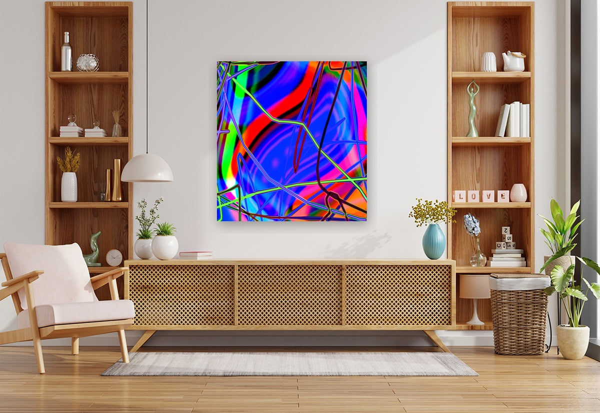 SUSTAINABLE COMPOSITION - 2411 - shown in a modern living room