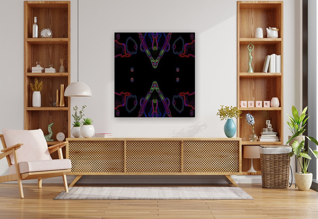 THE MULTIPLICATION OF BEING - 11.1 - shown in a modern living room